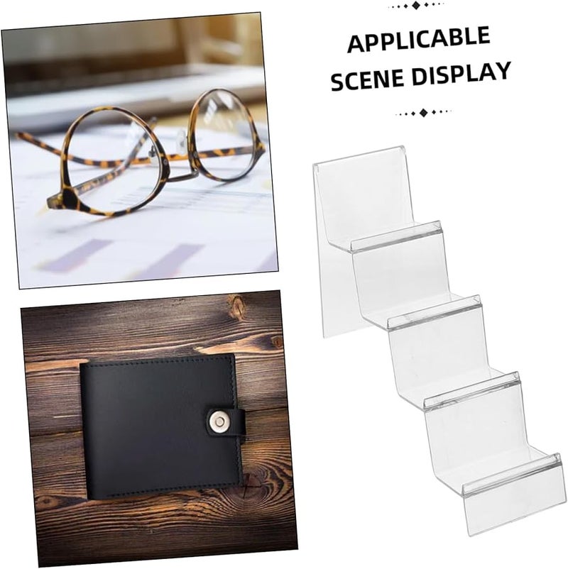 Acrylic Purse Display Rack 3 Tier Organizer for Wallets Sunglasses Jewelry Retail Home - Image 4